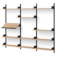 New Works Displayhylle 1900 mm Eik / Sort