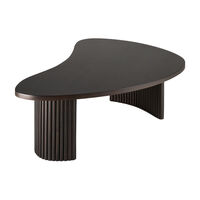 Mahogany Boomerang Soffbord Mörkbrun 125x75x40 cm