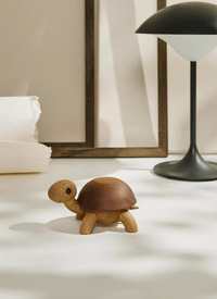 Speedy Träfigur Sköldpadda