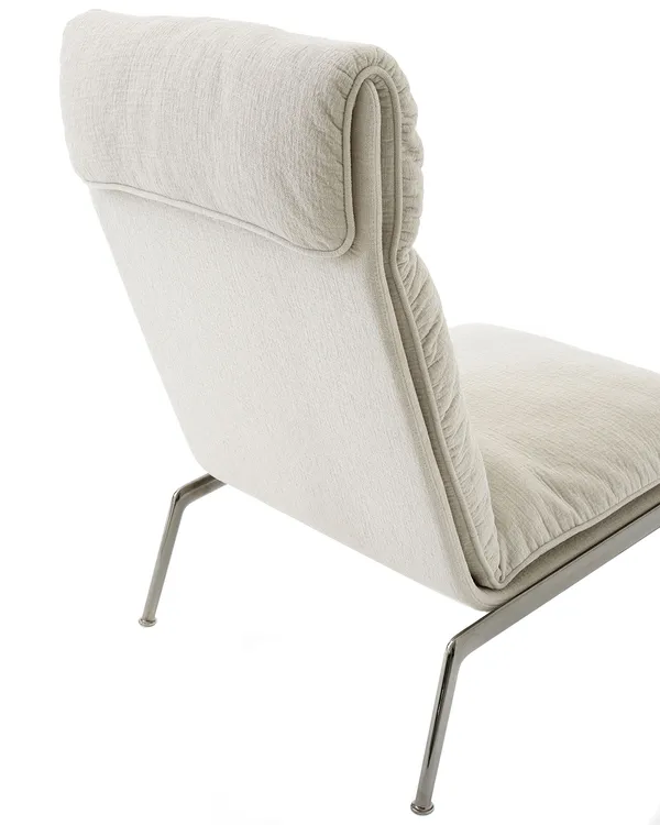 Muno LN16 Loungefåtölj Hög Rygg Dark Chrome / Cifrado 0221