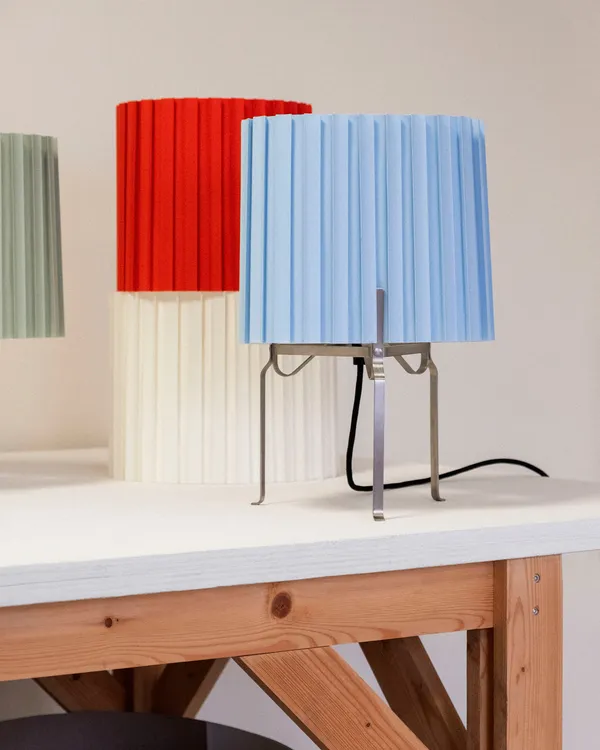 Canelé Bordlampe Soft Blue
