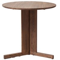 Trefoil Bord 75 cm Røkt Eik
