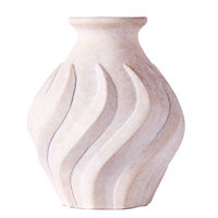 Swirl Vas Liten Vit
