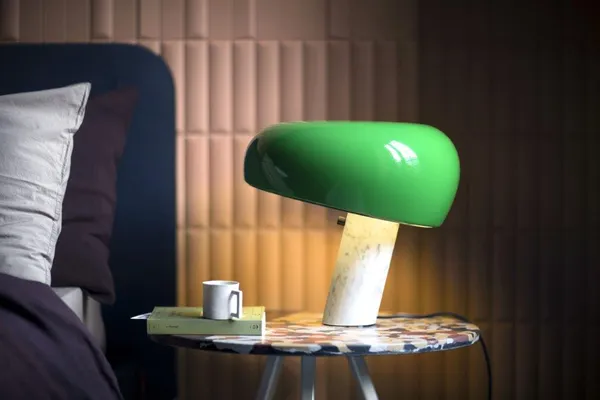 Snoopy Bordlampe Grøn