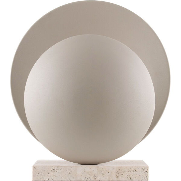 Orbit Bordlampe Beige / Travertin