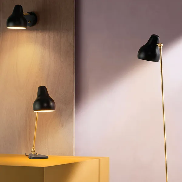 VL38 Bordlampe Sort