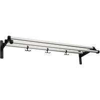Nostalgi 291 Hattehylde 100 cm Sort / Aluminium