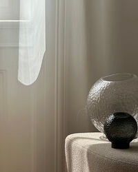 Globe Bubbles Vase Ø10 cm Sort