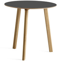 CPH Deux 220 2.0 Bord Ø75 cm Stone Grey / Vattenbaserad Lackad Ek