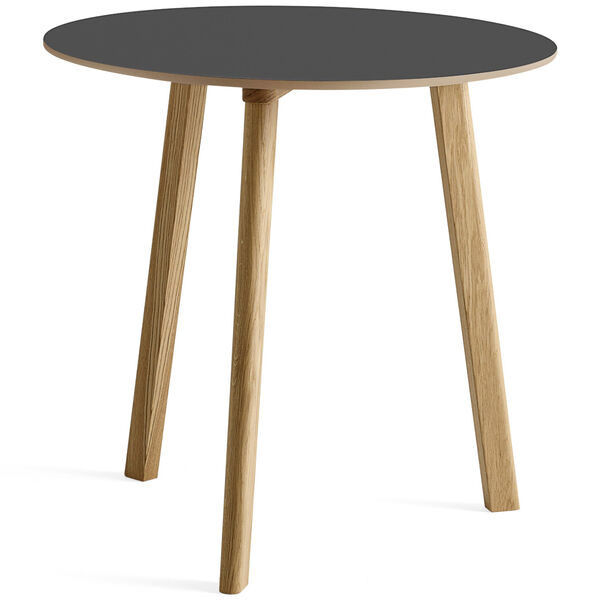 CPH Deux 220 2.0 Bord Ø75 cm Stone Grey / Vattenbaserad Lackad Ek