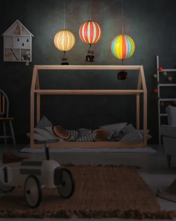 Royal Aero LED-lampe Luftballon Ø32 cm True Red
