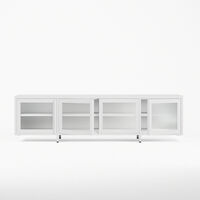 Store Mediabenk 180 cm Hvit