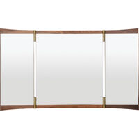 Vanity 3 Väggspegel 117x60 cm Valnöt