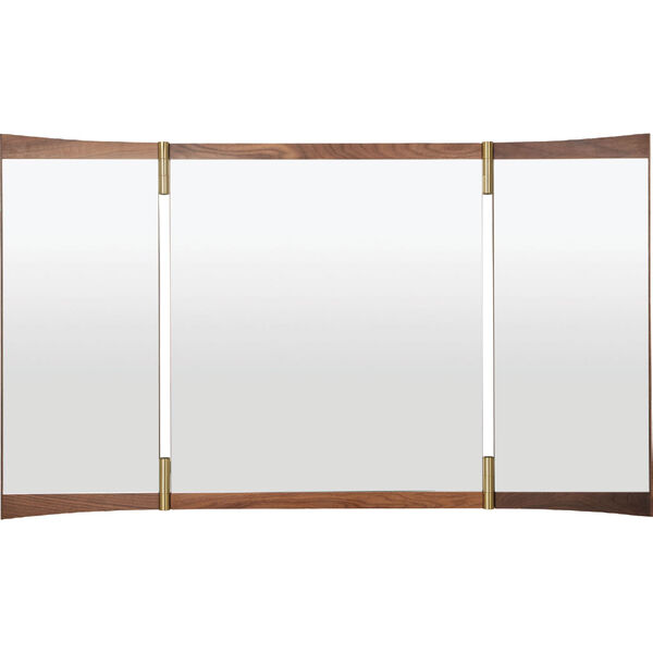 Vanity 3 Vægspejl 117x60 cm Valnød