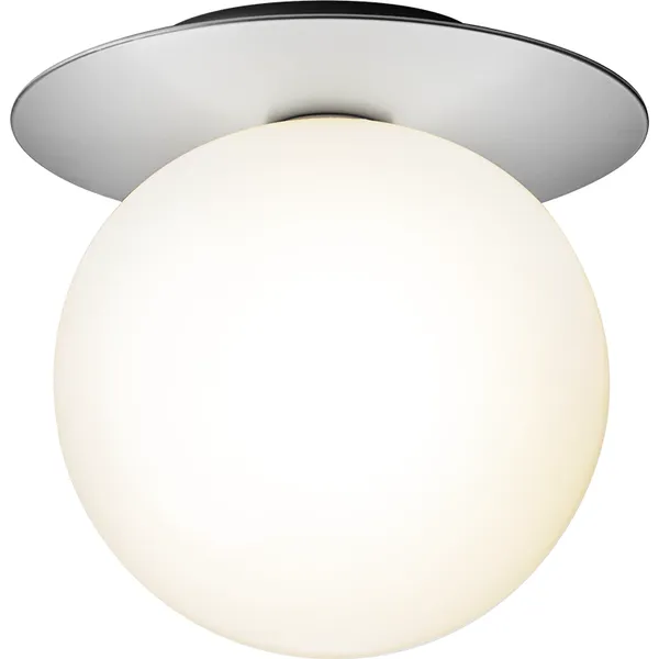 Liila 1 Væg-/Loftslampe 255 mm Light Silver / Opal