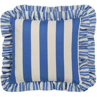 Berkeley Stripe Kudde 43x43 cm Cobalt