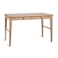 Höllviken Desk White Pigmented Oak