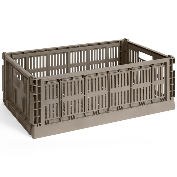 Colour Crate Large Oppbevaring Warm Grey