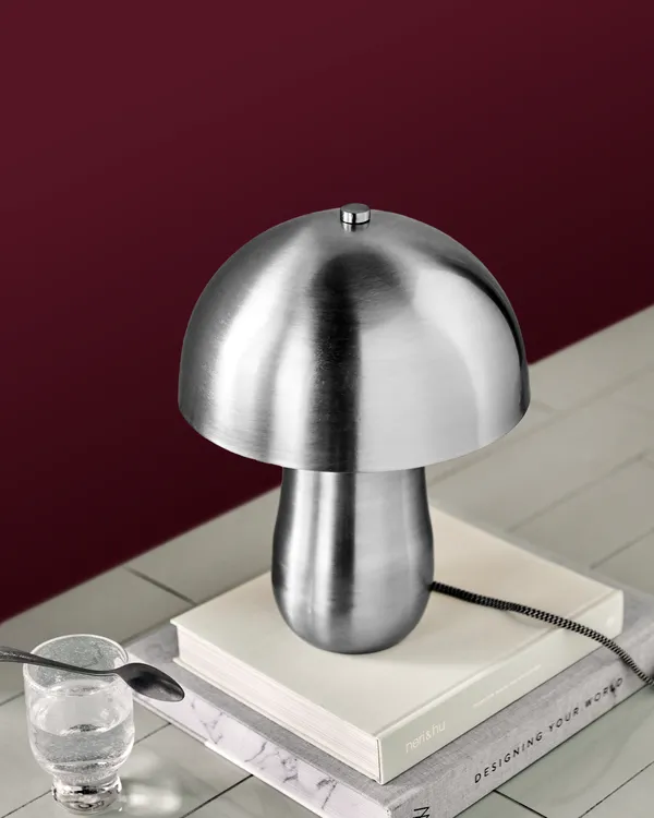 Roomie Bordlampe Brushed Silver