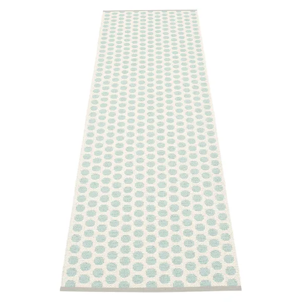 Noa Gulvtæppe 70x250 cm Pale Turquoise/Vanilla
