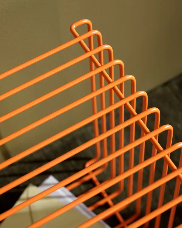 Panton Wire Hylla 34 cm Tangerine
