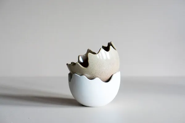 Happy Easter Skål Vit