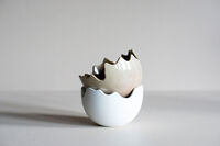 Happy Easter Skål Vit