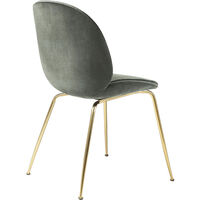 Beetle Stol Brass / Eros Pastel Green