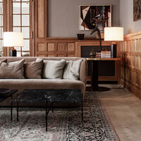 Gravity Bordlampe Stor Sort Marmor / Canvas