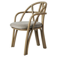 Bistra Spisestol Med Armlener Oliven / Fustagno 003