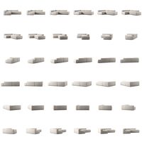 Grand Loungesofa 3-Pers åben ende Højre Moon White