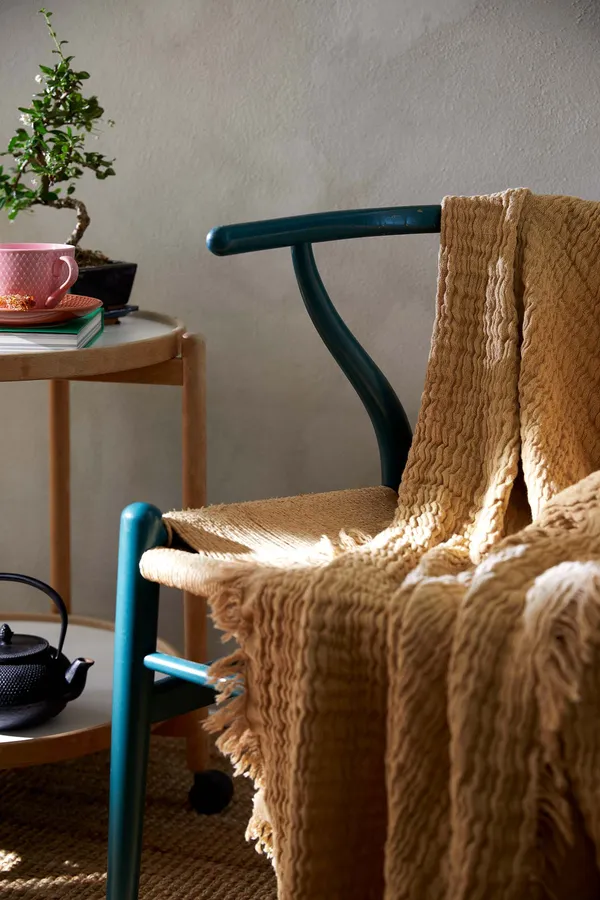 Reloved Sengetæppe Sand 240x260 cm