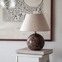 Castello 24 Bordlampe Brun