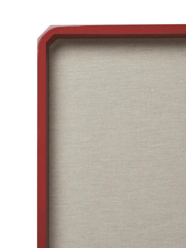 Nova Anslagstavla Linne 45x100 cm Picante Red
