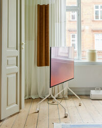 Moon Rollin' Tv Stand Pearl