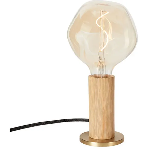 Knuckle Table Lamp With Voronoi-I Light Source Oak