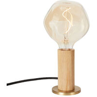 Knuckle Table Lamp With Voronoi-I Light Source Oak