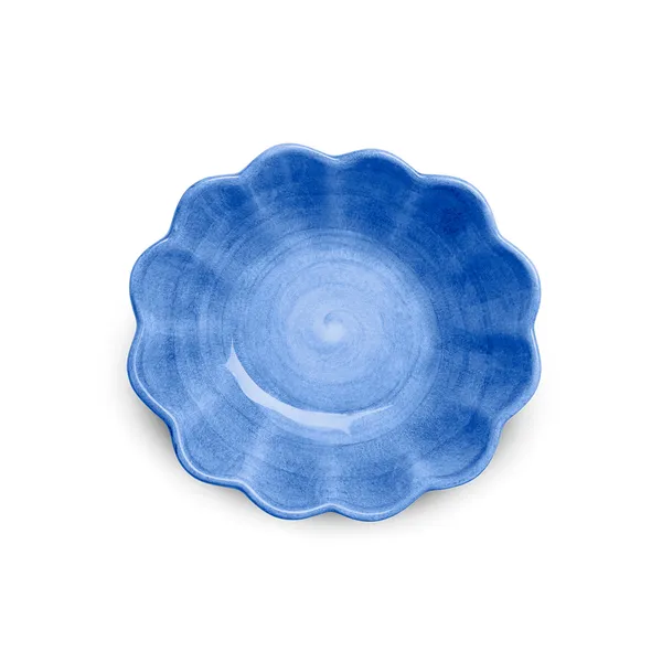 Oyster Skål 16x18 cm Lyseblå