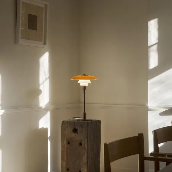 PH 3/2 Bordlampe Centenary Edition Amber / Opal