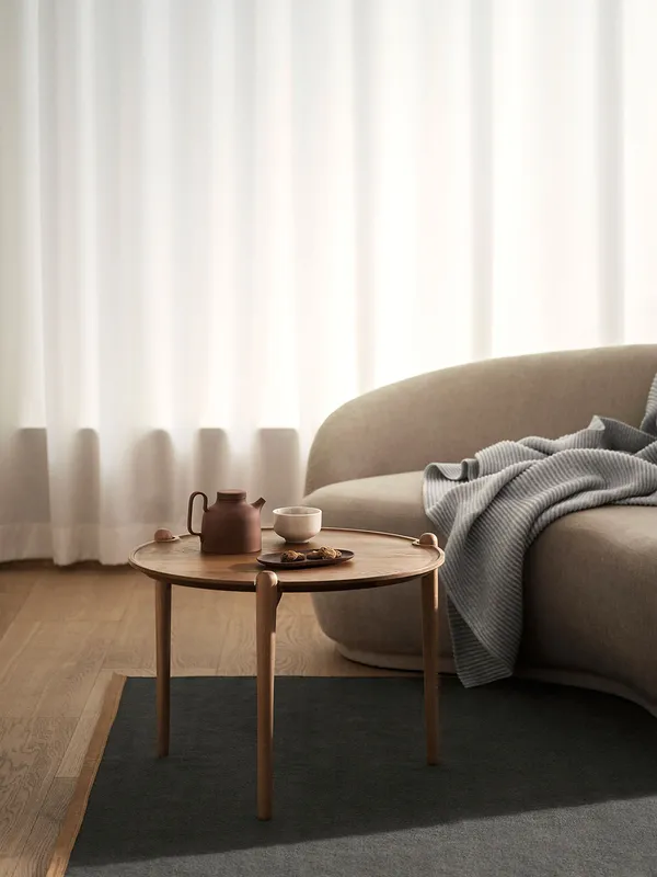 Aria Soffbord Ø60 Högt Ek