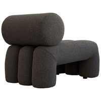 Foku Loungestol Bouclé Deep Taupe