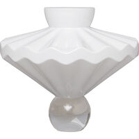 Ballerina Vase 23 cm Milky