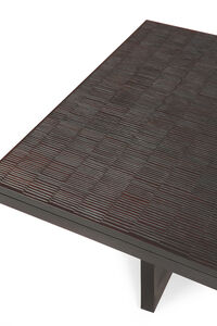 Grooves Sohvapöytä Tiikki 65x135 cm