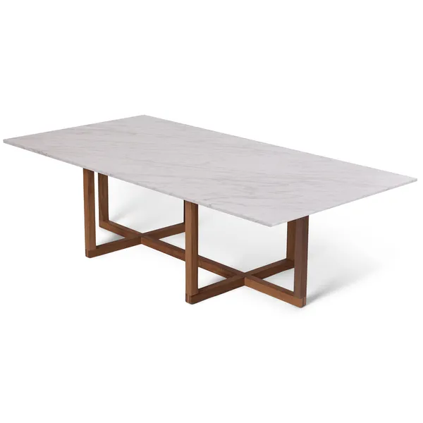 Ninety Large Soffbord 140x70x40 cm Smoked Oak/Brown Emperador