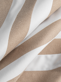 Wide Stripe Lasinaluset 10x10 cm 4-pakkaus Beige