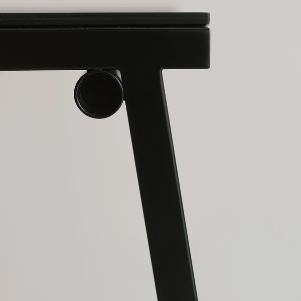 Taburete 8 Barstol 75 cm Sort