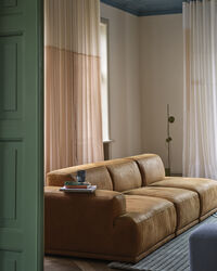 Connect Soft Modulär 3-sitssoffa Med Öppen Högersida Grace Leather Cognac