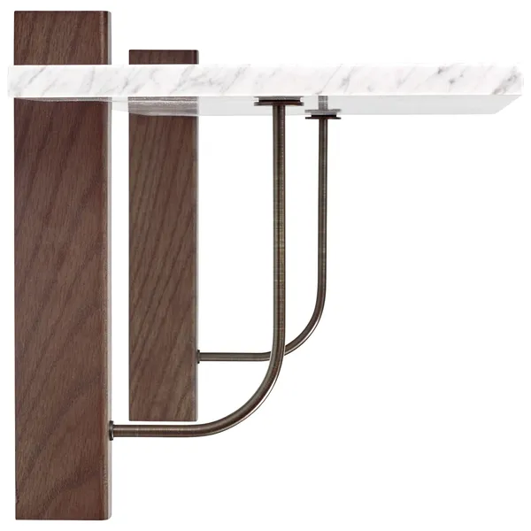 Corbel Væghylde 100 cm Carrara Marmor
