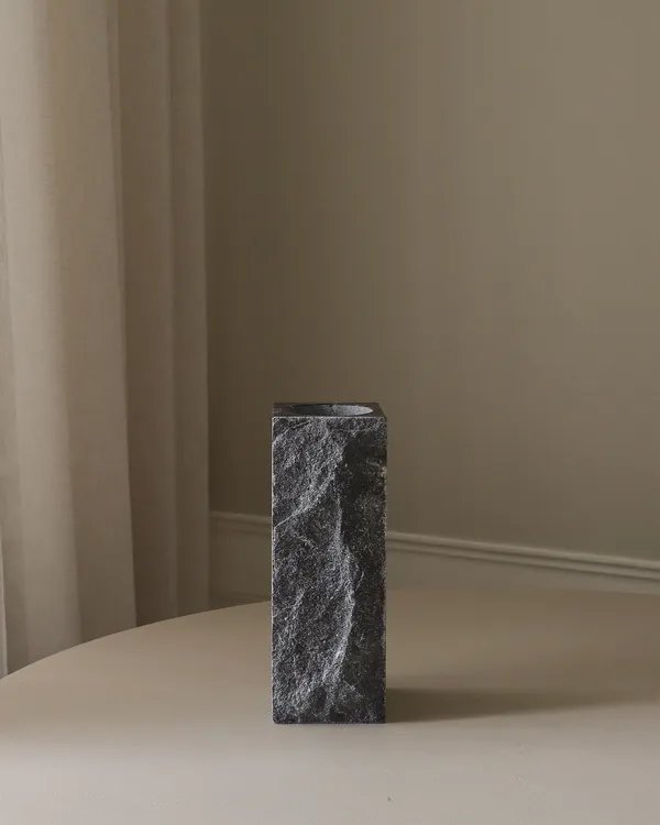 Edge Vase Medium Grey Cartier