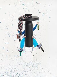 Quasar Bordslampa Portabel Svart
